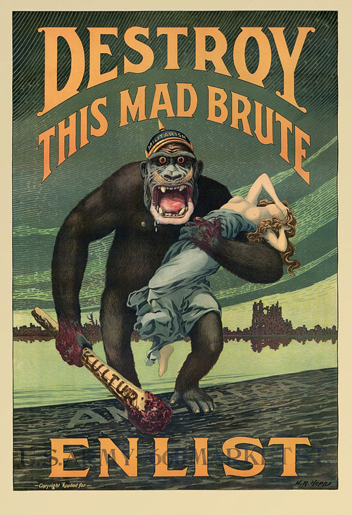 Destroy this mad brute poster
