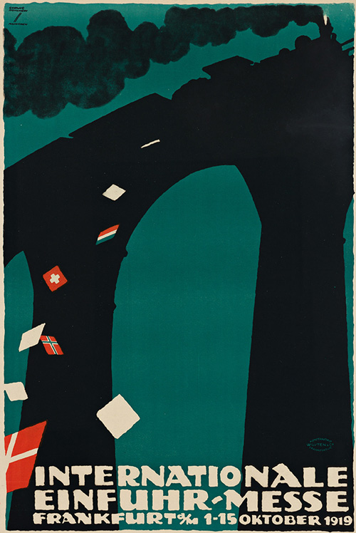 Vintage travel poster - Frankfurt Internationale Einfuhr-Messe