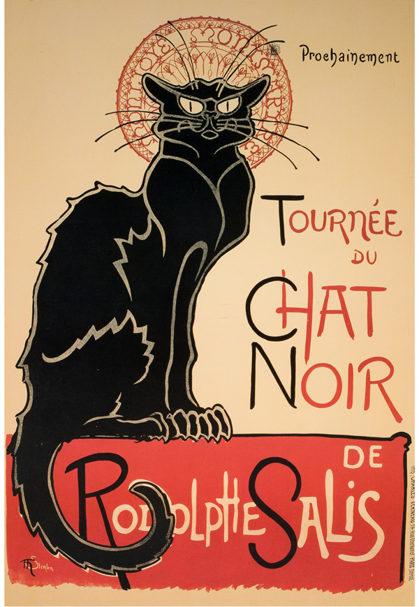 Le Chat Noir - Art Nouveau poster