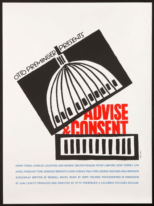 Advise and consent - film poster