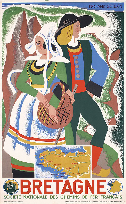 Bretagne - Roland Goujon poster