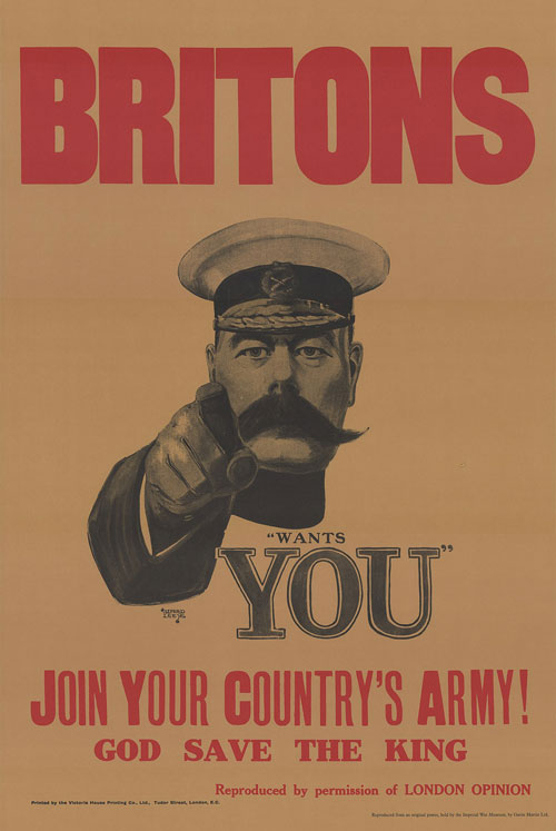 Britons Wants You Propaganda posters