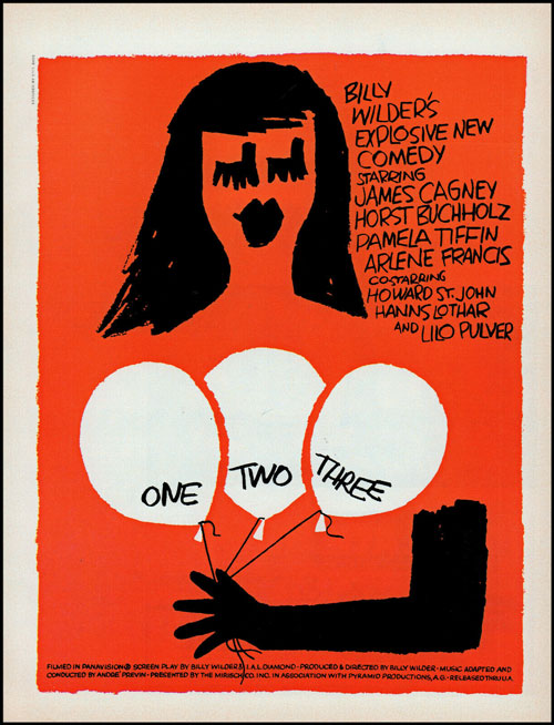 One Two Three - memorable film posters