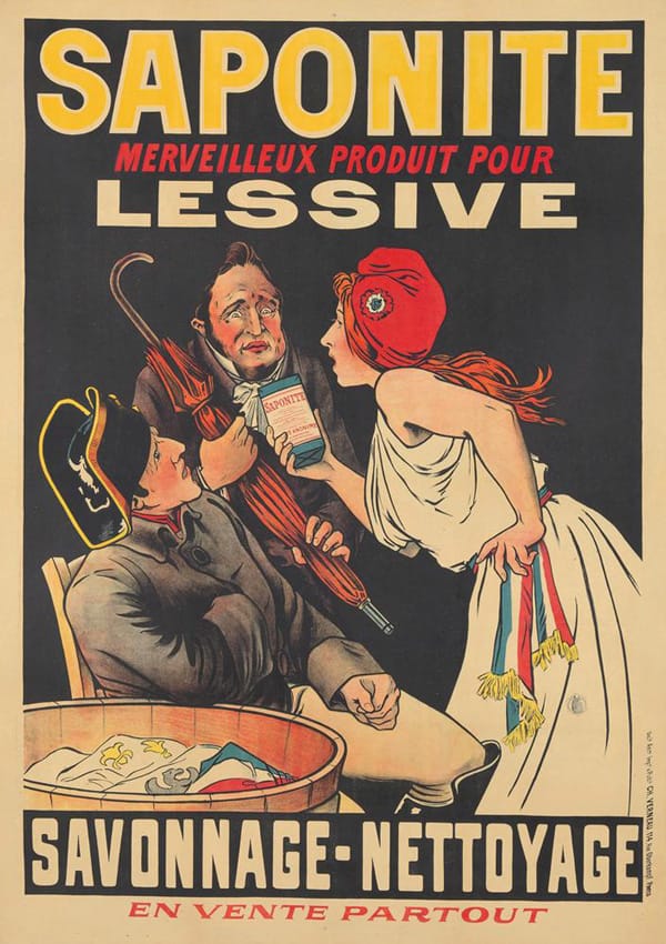 saponite - Art Nouveau poster