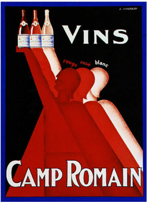 Lithograph Posters - vins camp romain - lithography