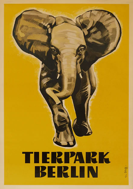 Tierpark Berlin - Posters of the DDR -poster design