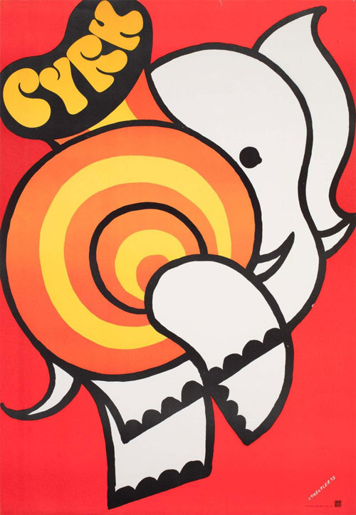 CYRK elephant 1975 polish circus