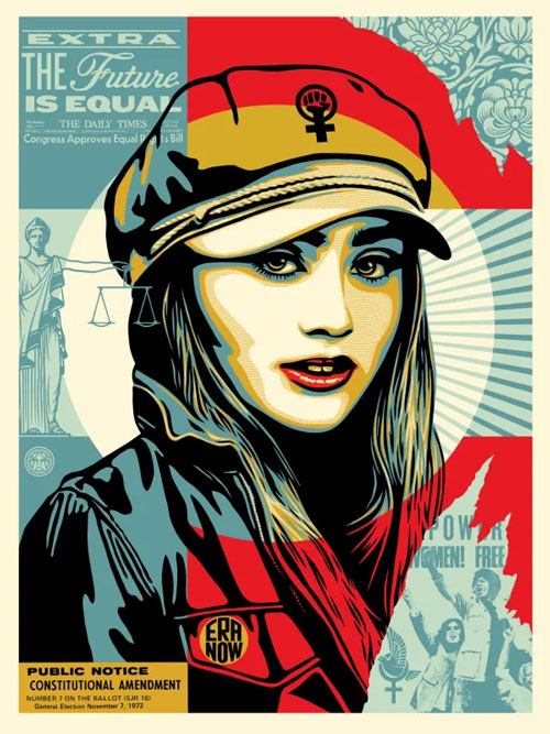 The future is equal - Shepard Fairley posters